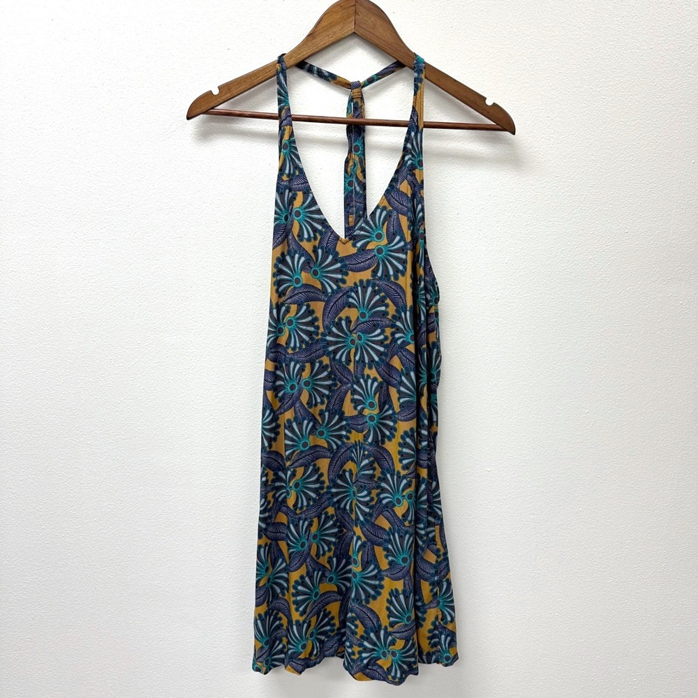 Princesse Tam Tam Tropical Print Halter Dress Multicolor XXS